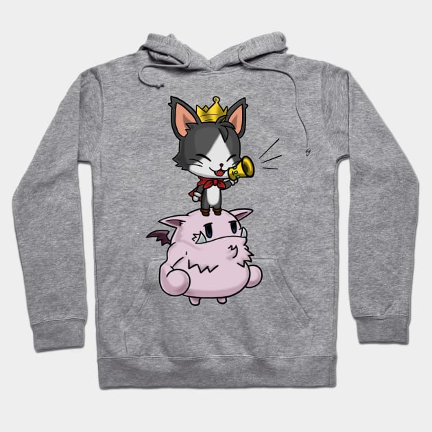 Chibi Cait Sith Final Fantasy 7 Light colors Hoodie by Gamers Utopia